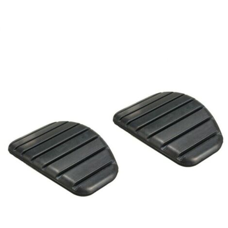 2pc Couvre-pédale d'embrayage pour voiture, Couvre-pédale de frein en caoutchouc antidérapant pour Megane Laguna Clio Kango Scenic