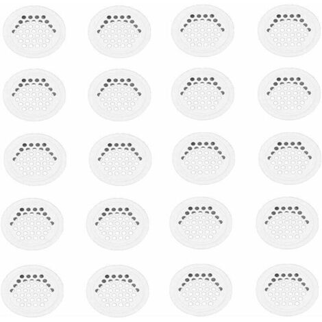 Grille Aerartion 20 Pièces Grille Ventilation 35mm Grille Aeration Grille de Ventilation Grille D'aération Trou Inox Blanc Ronde Grille Ventilation pour Cuisine Armoire Meubles (1/5)