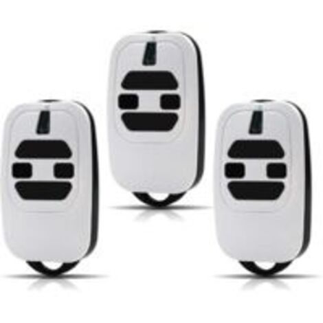Telecommande Portail 433,92MHz Compatible avec DEA GTI2/4, GT2/4, Mio TR2/4, Mio TR2N/4N Télécommande pour Porte de Garage (Lot de 3)