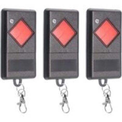 Lot de 3 télécommandes de rechange pour porte de garage Dickert 40,685 MHz, compatible avec Dicket MAHS40-01, MAHS40-04