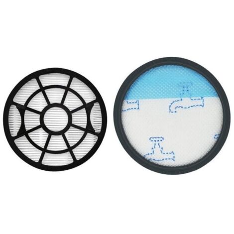 Lot de 2 filtres et post-filtres lavables pour aspirateur Rowenta Swift Power Cyclone RO2932EA RO2910EA RO2913EA RO2915EA RO2933EA RO2957EA RO2981EA, remplace ZR904301