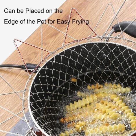 Panier à Frire, Panier A Salade Tamis Cuisine Inoxydable Fry Extensible Chef Panier Cuisine 93007334 Panier à Frire, Panier A Salade Tamis Cuisine Inoxydable Fry Extensible Chef Panier Cuisine 93007334