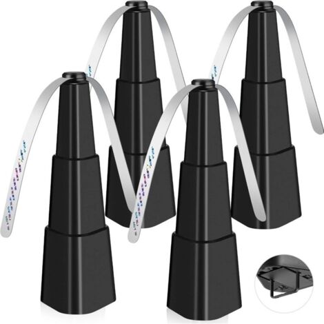 Lot de 4 éventails anti-mouches pour tables – Répulsif contre les mouches pour intérieur et extérieur – Portable et automatique pour pique-nique, restaurant, fête, maison