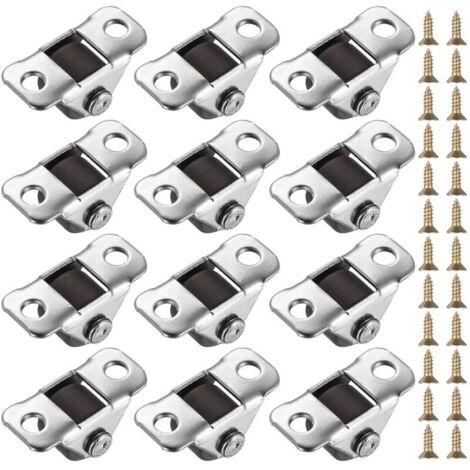 20 Pcs Roulettes pour Meubles Lourd, 12 mm Mini Roulettes Pivotantes pour Meubles, Roulette à Rouleaux en Caoutchouc pour Petits Appareils électroménagers,Bagages, Capacité Totale 160 kg