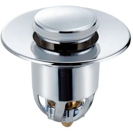 Filtre de drainage à poussoir en acier inoxydable, bouchon universel pour lavabo, salle de bain, baignoire, nouveau