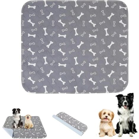 Tapis urinaire lavable avec phéromones, anti-odeurs et anti-fuite avec technologie de verrouillage, tapis d'entraînement antidérapant pour animal domestique pour cage, intérieur
