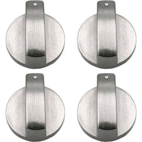4 pièces bouton cuisinière boutons de cuisinière à gaz boutons de cuisinière à gaz en métal bouton de cuisinière à gaz contrôle boutons de cuisinière en métal pour cuisine 6mm (1/4)