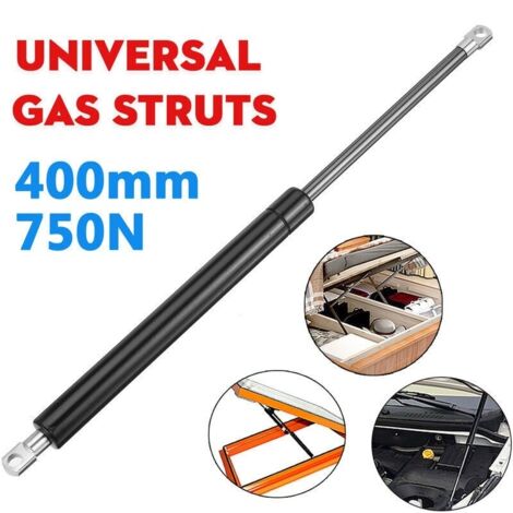 1 pièces 750N 400mm Amortisseur à ressort de support de levage de vérins à gaz de voiture pour modèle de voiture universel