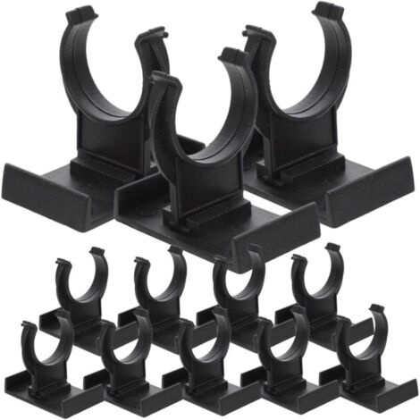 24 pièces Clips Plinthe Meuble Noir PP Réglables pour Meubles Accessoires de Nivellement pour Armoires Protection Sol et Support Renforcé