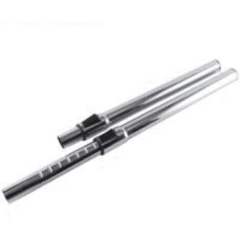 Raccord de rallonge en acier inoxydable haute performance pour aspirateurs et tuyau de remplacement compatible, calibre 32, rétractable, longueur totale 470 mm