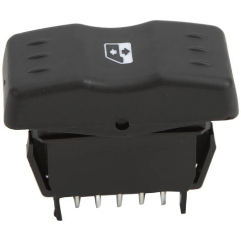 Commutateur de lève-vitre électrique, 6001546816 Pièce de rechange pour bouton de commande unique de lève-vitre électrique pour Dacia Logan 2004‑2014