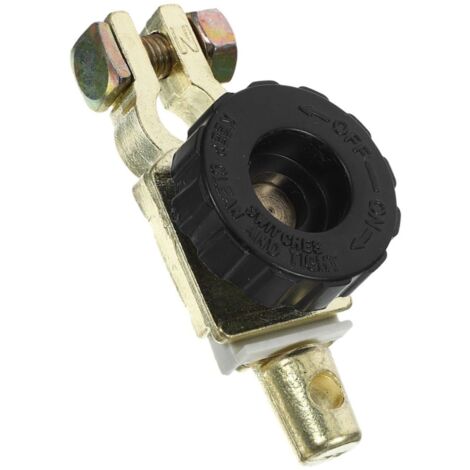 Interrupteur de Déconnexion de Batterie Compact Coupe Batterie pour Voiture Bateau et Camping Car Isolateur de 1 Pièce Déconnexion Rapide et Protection Alimentation