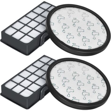 Filtres HEPA pour Rowenta X-Trem Power Cyclonic RO6984EA RO6941EA RO6963EA RO6921EA RO6971EA RO6993EA (Modèle RO69XX) Aspirateurs, Filtre de Rechange Accessoires ZR006001 (Lot de 2)