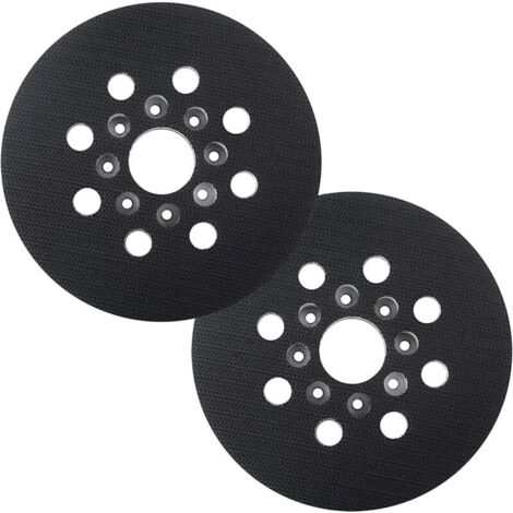 2 pièces 125 mm Plateau de ponçage Compatible avec Bos-ch PEX 220 A,GEX 125-1 AE,PEX 220 AE, Skil 7402/7490