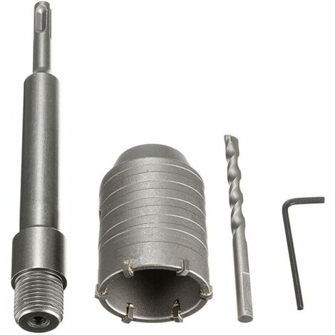 SDS Plus tige béton ciment pierre 50 mm mur scie cloche foret 200 mm tige nouveau