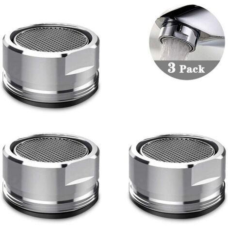 Mousseur Robinet M24, 3 pièces Filtre Accessoires robinet Diffuseur Filtre de Robinet Pour Cuisine et Salle de Bain