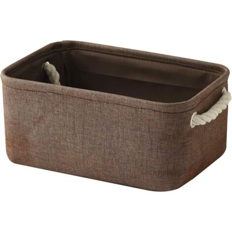 Petit panier de rangement Chien Jouet Panier de rangement Tissu Panier Toile Bac de rangement