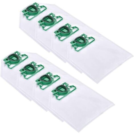 8 sacs d'aspirateur en micro-polaire adaptés aux sacs à poussière Vorwerk Kobold 200 VK200 FP200,5 pour les personnes allergiques (1/5)