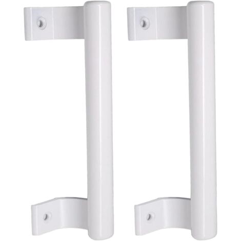 2 pièces poignée de porte coulissante 8 pouces matériau en alliage d'aluminium convient pour porte patio, porte en verre. Remplacement de certaines anciennes poignées de porte