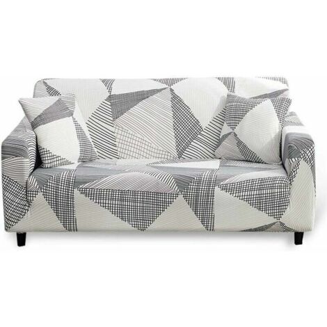Housse Canape Extensible 2 Places avec Accoudoirs Housse de Canapé Elastique Couvre Canapé Universelle Magique Housse Protection pour Canapé Antidérapante (1/5)