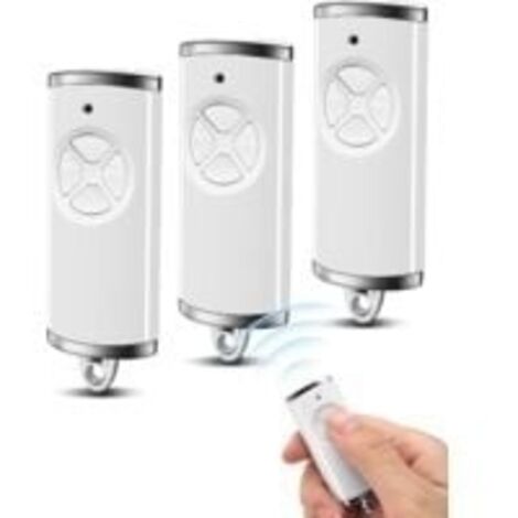 - 868MHz Télécommande Portail HSE4-868-BS, HSE2-868-BS, HS5-868-BS, HS4-868-BS, 4 Canaux, Rolling Code, Telecommande Tubauto avec Piles, Telecommande HS1-868-BS, HSP4-868-BS, HSD2-868-BS