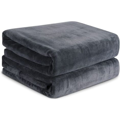 Lot de 2 serviettes de bain - Draps de Bain 80180cm Grande Serviettes très absorbantes, 80180cm(Gris)