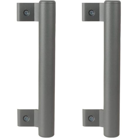 2 pièces poignée de porte coulissante 8 pouces matériau en alliage d'aluminium convient pour porte patio, porte en verre. Remplacement de certaines anciennes poignées de porte (1/5)
