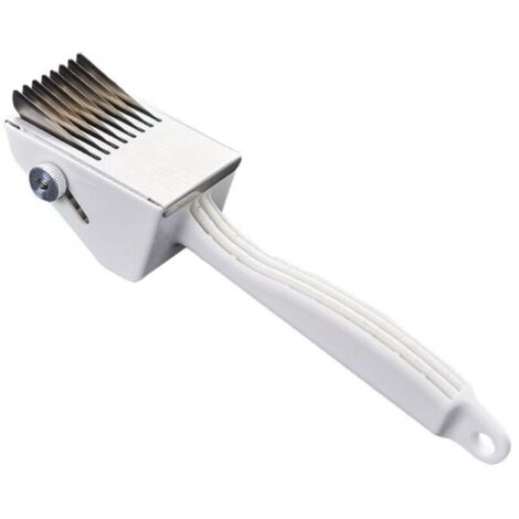 Coupe-calamars et trancheuse à légumes – Outil efficace et pratique doté de 8 lames tranchantes et d'un espacement de 0,4 cm entre les lames, idéal pour couper les oignons nouveaux, les fruits