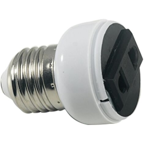 1 Pièce Convertisseur E27 Cache-prises Avec Convertisseur Prise Adaptateur, Douille,Sortie D'ampoule Support De Lampe Brancher Ampoules pour la maison et le studio