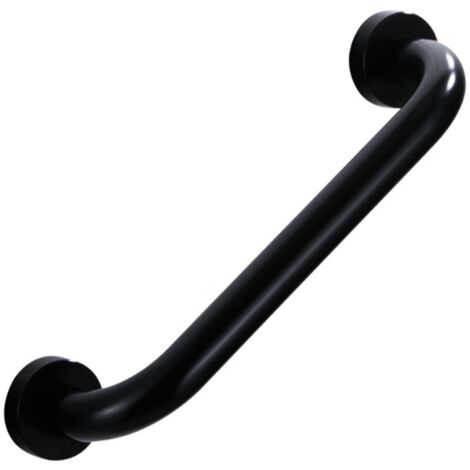 Barre de maintien poignée de maintien sécurité bain wc douche enfant femme personne âgée 30 cm noir