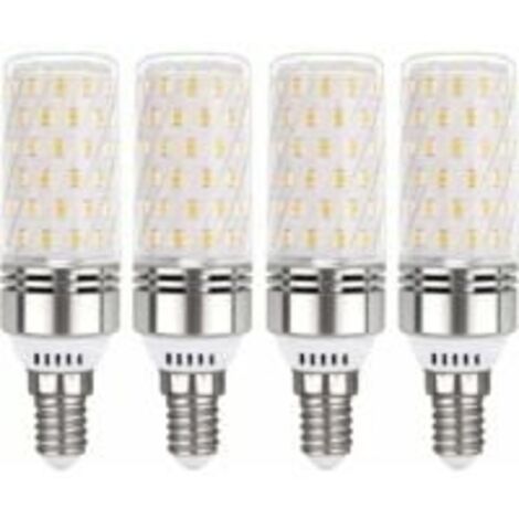 Ampoule E14 LED 12W Blanc Froid 6000K, 1450LM, Équivalent Halogène E14 100W, 360° Lumiere, AC 220V, Ampoule E14 LED pour Éclairage Intérieur, non-dimmable, lot de 4