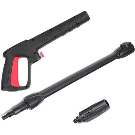 Pistolet à Eau Haute Pression pour Nettoyage de Voiture pour Bosch AQT Black & Decker Laveur à Jet à Clip 16Mpa Pistolet à Déclenchement Rapide 2350 PSI