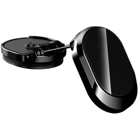 Support de téléphone, Aimant, Rotatif à 360°, Universel, Noir (1/5)