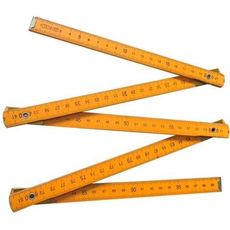 Règle Pliable En Bois, Règle De Mesure Du Bois De 1 Mètre Pour Charpentiers, Règle Pliante En Bois, Règle Métrique Pliante