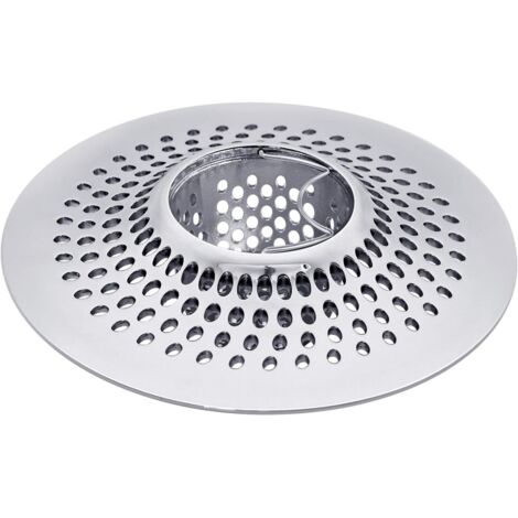 Filtre à cheveux pour baignoire et douche en acier inoxydable