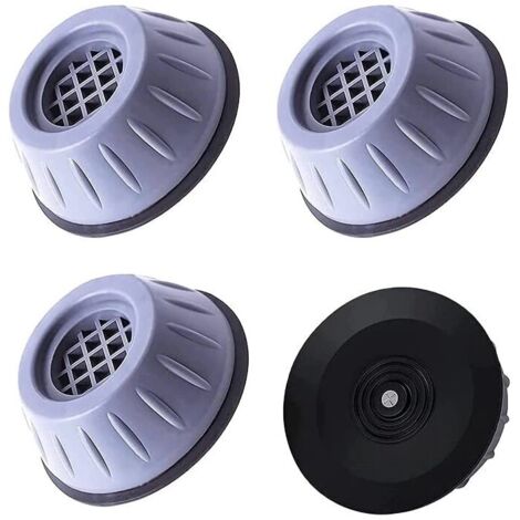Lot de 4 patins anti-vibrations, supports anti-bruit et antidérapants pour lave-linge