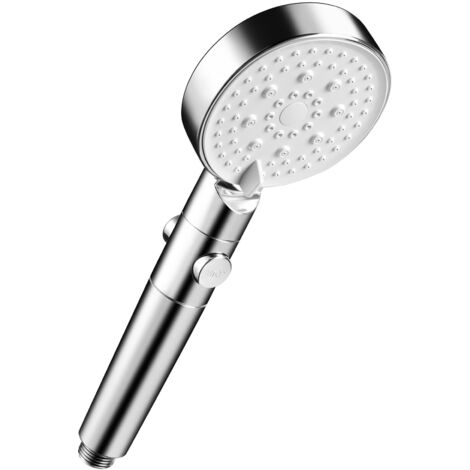 Pommeau de douche, pommeau de douche à main avec 5 modes de pulvérisation réglables, douchette à main à économie d'eau haute pression pour adultes, enfants, animaux domestiques, utilisation à la maiso (1/5)