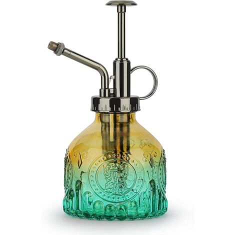 Verre Plantes Vaporisateur D'arrosage, 200ml Rétro avec Pompe Supérieure Arrosoir, Pulvérisateur Brumisateur pour Jardinage Plantes