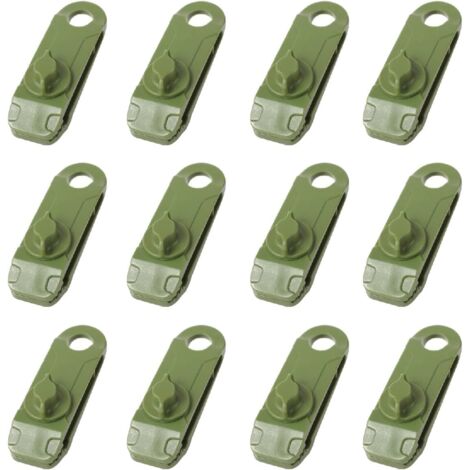 Pinces de Bâche Clips de Tente de Camping en Plastique Petite Pince à Oeillets pour Auvent Toile d'Ombrage de Jardin Activités de Plein Air