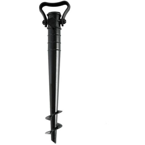 Piquet de parasol, Piquet de sol portable pour parasol, ancrage au sol pour plage, pêche, jardin, patio-JUSCH (1/4)