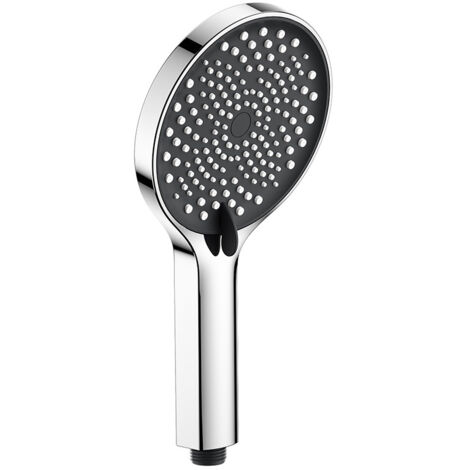 Pommeau de douche haute pression - Grand diamètre de pommeau de douche à 3 jets avec surpression pour pommeau de douche à basse pression d'eau