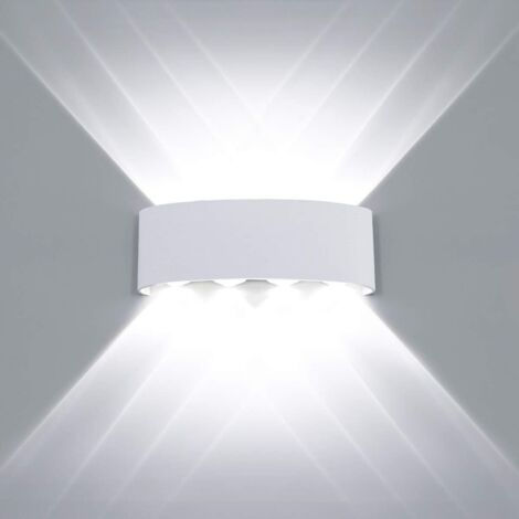 Moderne LED Plafonnier Étanche En Aluminium Applique Murale Rondelle Lumière Intérieur Extérieur Couloir Couloir Couloir 8w Noir