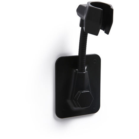 Support de pommeau de douche mural réglable et auto-adhésif, support de pommeau de douche universel sans perçage - 3 pièces