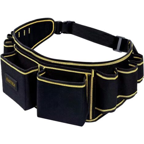 Ceinture à outils pour électricien, charpentier, ouvrier du bâtiment, ceinture utilitaire réglable, sac banane, housse de sac, porte-marteau-sangle de corde