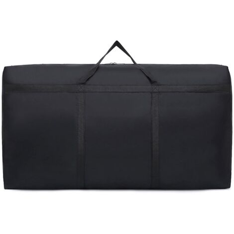 90L Grands Sacs de Rangement Étanche Noir, Sac de Rangement Pliable pour Vêtements, Voyager ou Déménager (Noir)