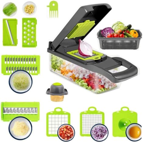 Hachoir à oignons, coupe-légumes, mandoline, coupe-légumes, coupe-légumes et coupe-légumes, hachoir à aliments