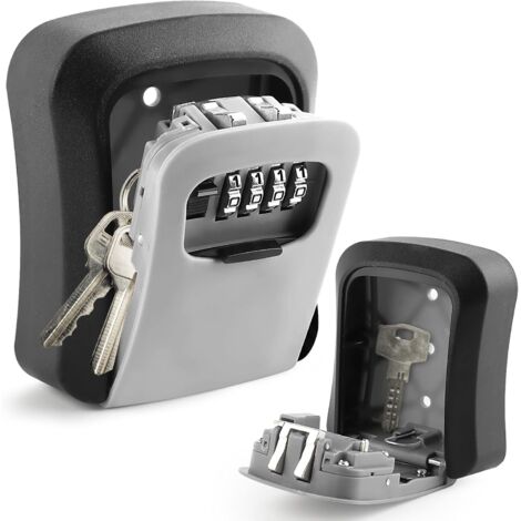 Boite a Cle Securisee,Boite a Clefs Sécurisée Exterieur, Boite a Clefs Murale de avec Code à 4 Chiffres, Boîte à Clés (1/5)