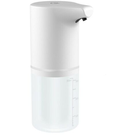 Distributeur automatique de savon moussant, intelligent 0,25 secondes, sans contact, capteur infrarouge, 350 ml, IPX54, blanc