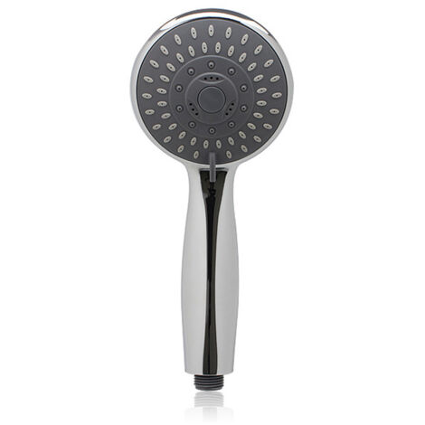 Pommeau de douche universel pour baignoire et douche à main, pommeau de douche chromé réglable avec arroseur supérieur