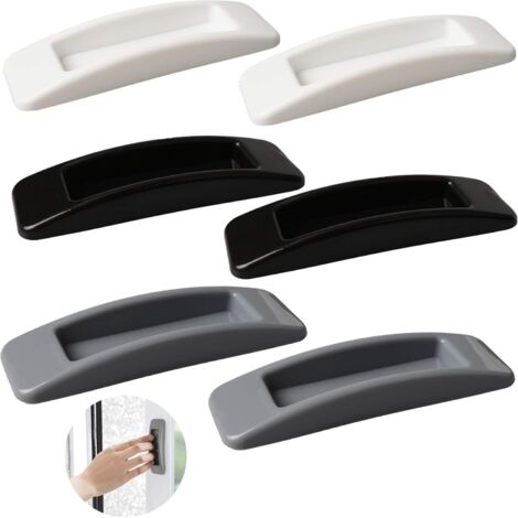 poignées autocollantes pour porte et fenêtre de placard instantanées avec ouverture pratique - Poignée autocollante pour porte coulissante - Poignée auxiliaire de cuisine(6pcs) (1/5)